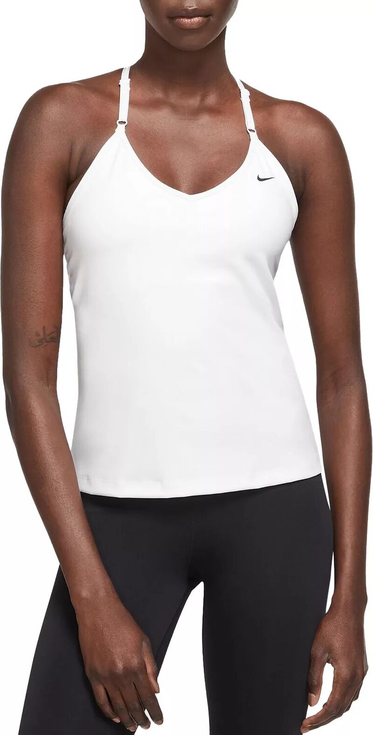 

Женская майка с бюстгальтером Indy Bra Nike, белый