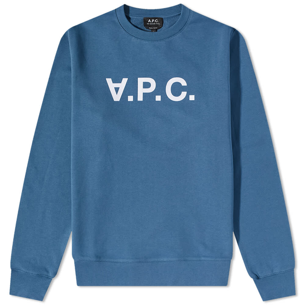 

Толстовка A.P.C VPC Logo Crew Sweat, Синий