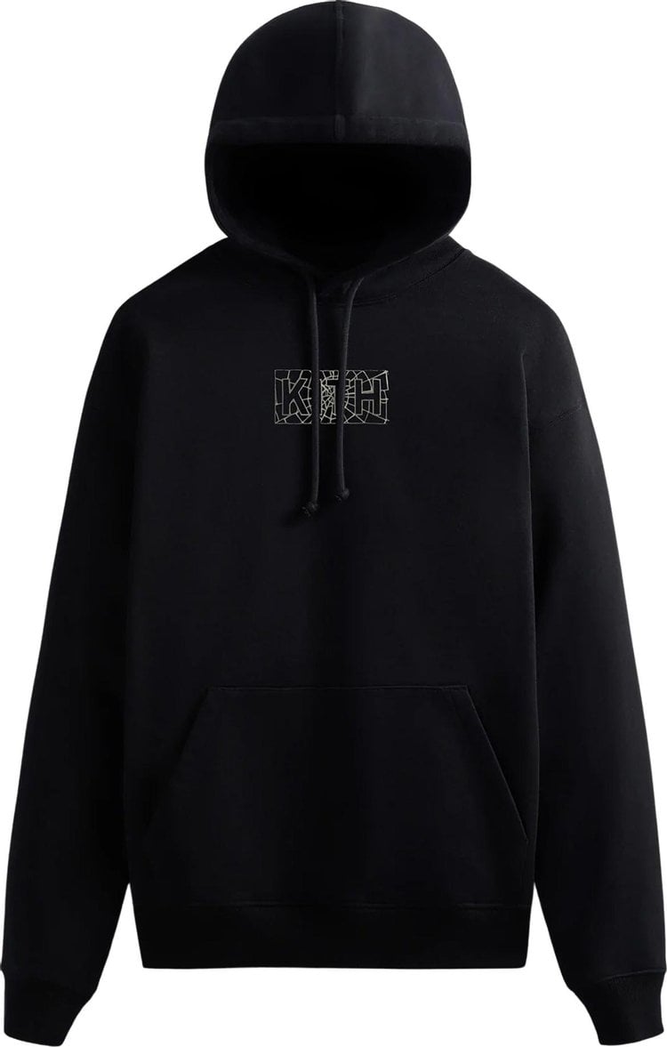 Худи Kith For Spider-Man Web Logo Hoodie 'Black', черный - фото