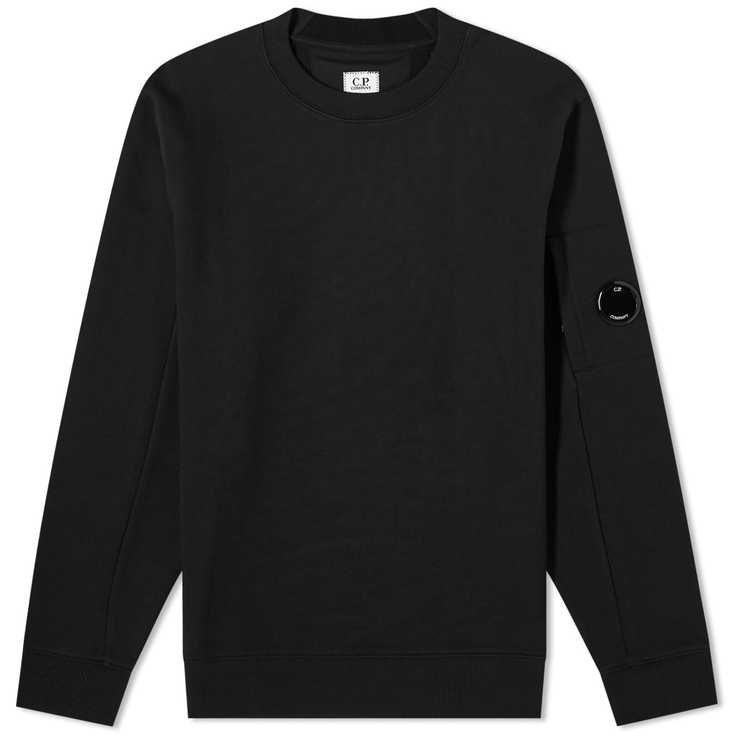 

Свитшот C.P. Company Diagonal Fleece Lens, черный