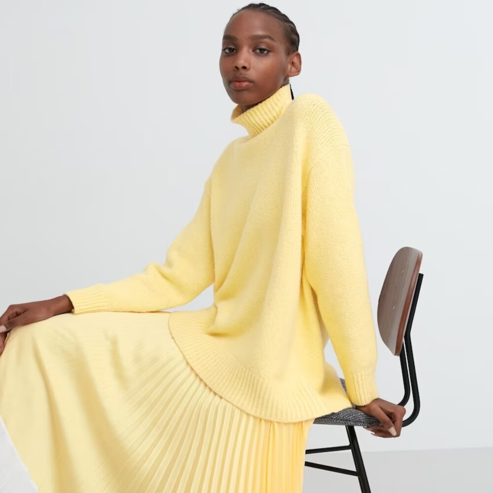 Свитер Uniqlo Soft Knit, желтый