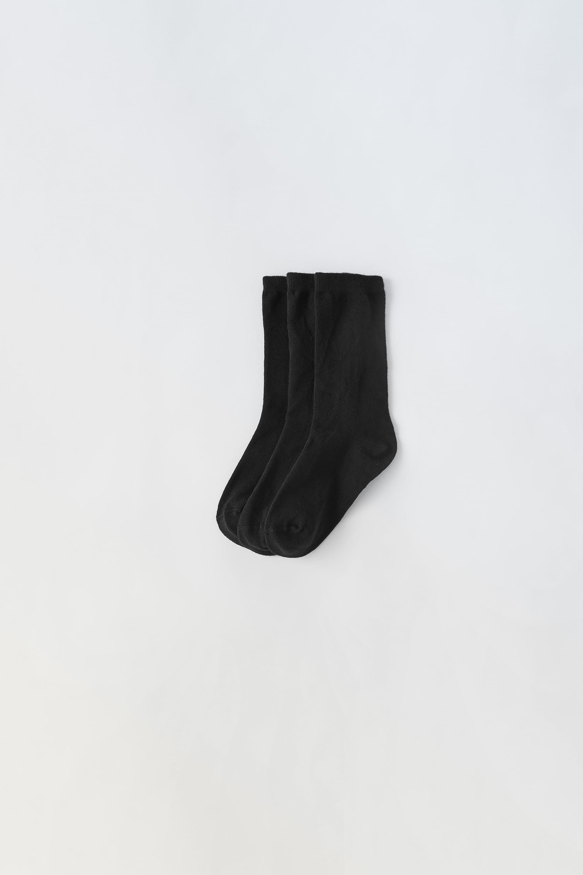 цена Носки Zara Basic Shorts 3 шт, черный