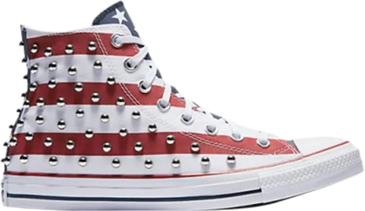 

Кроссовки Converse Chuck Taylor All Star Hi Studded Americana, красный