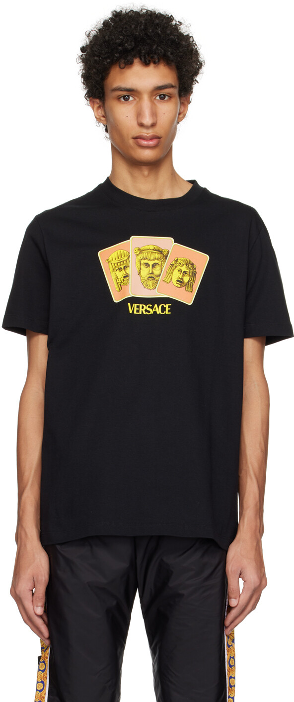 

Черная футболка Le Maschere Versace, Черный