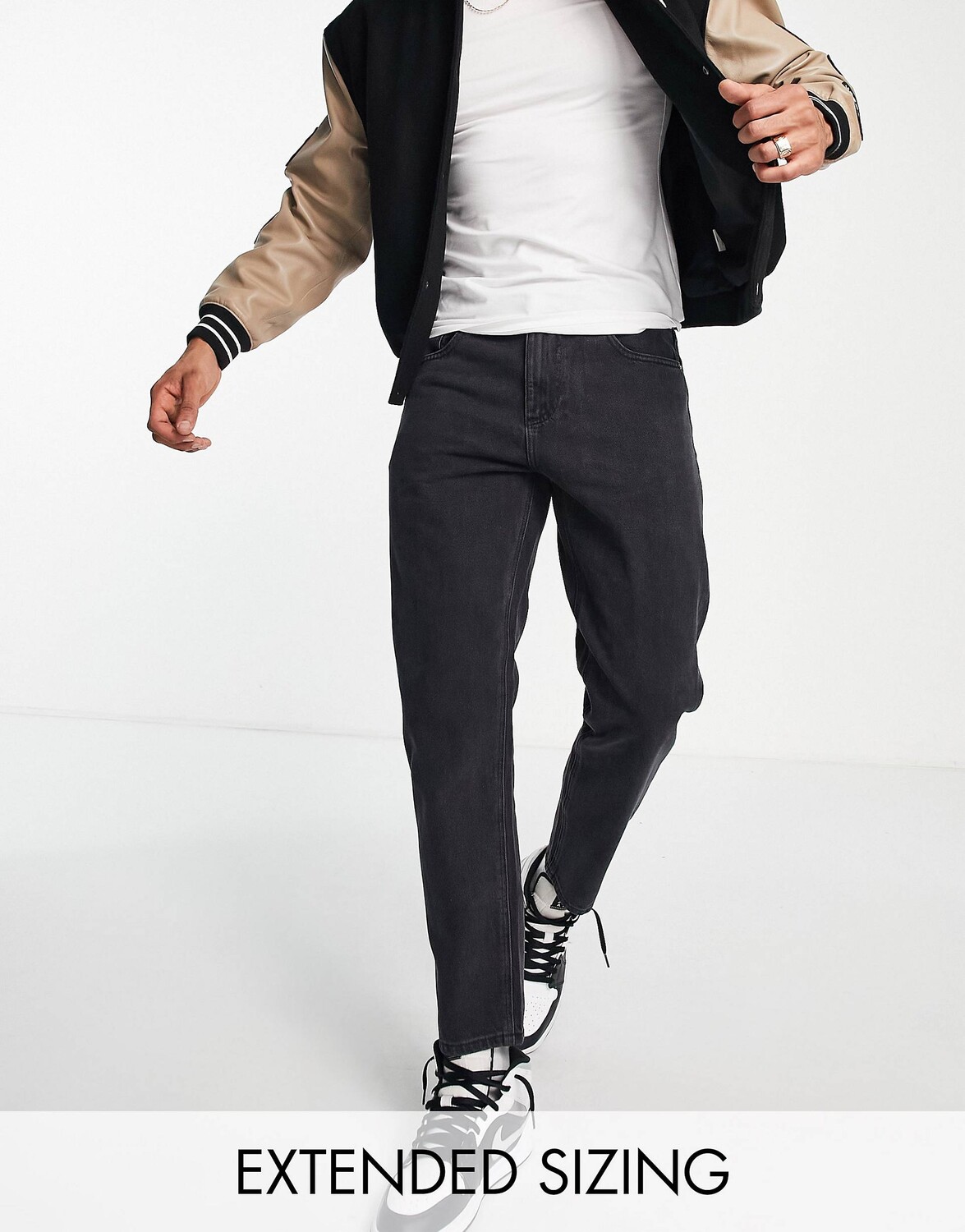 

Классические черные джинсы ASOS DESIGN