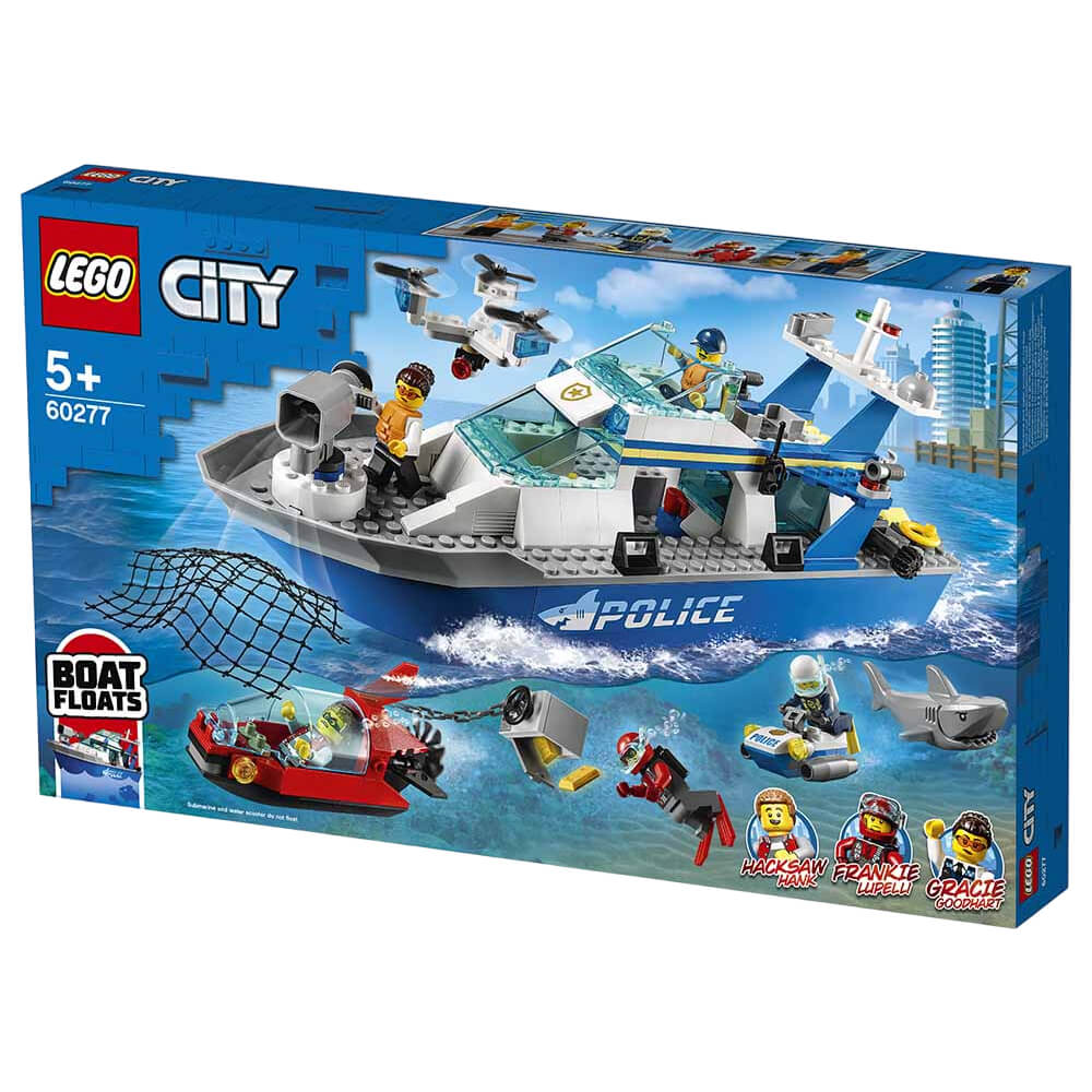 Конструктор Lego City Police Patrol Boat 276 pcs - фото