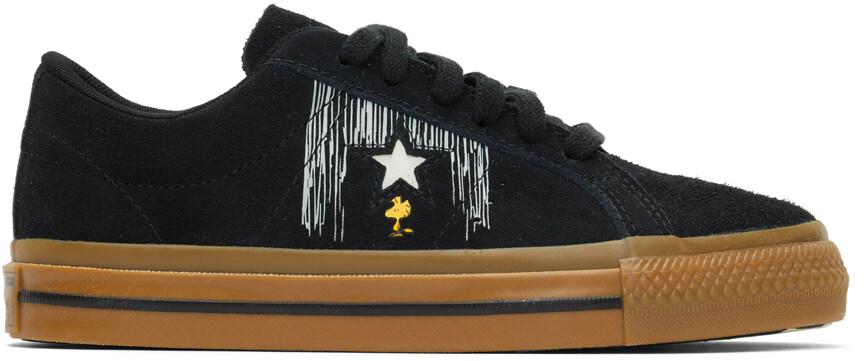 

Черные кроссовки Peanuts Edition One Star Converse