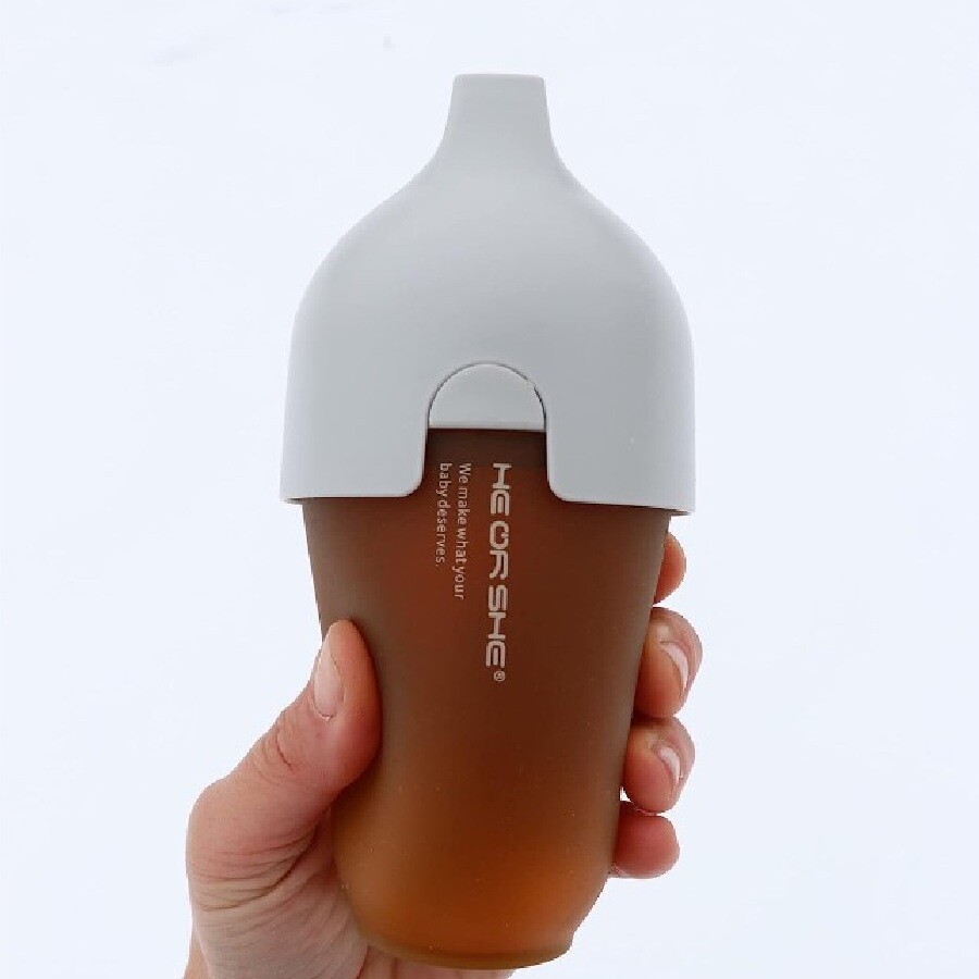 

Бутылочка для кормления 235 мл He Or She Silicone, серый