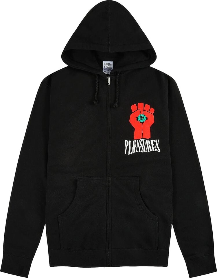 

Худи Pleasures HST Zip Hoodie Black, черный