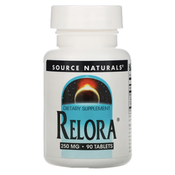 Релора, 250 мг, 90 таблеток, Source Naturals source naturals восстановленный глутатион 250 мг 60 таблеток