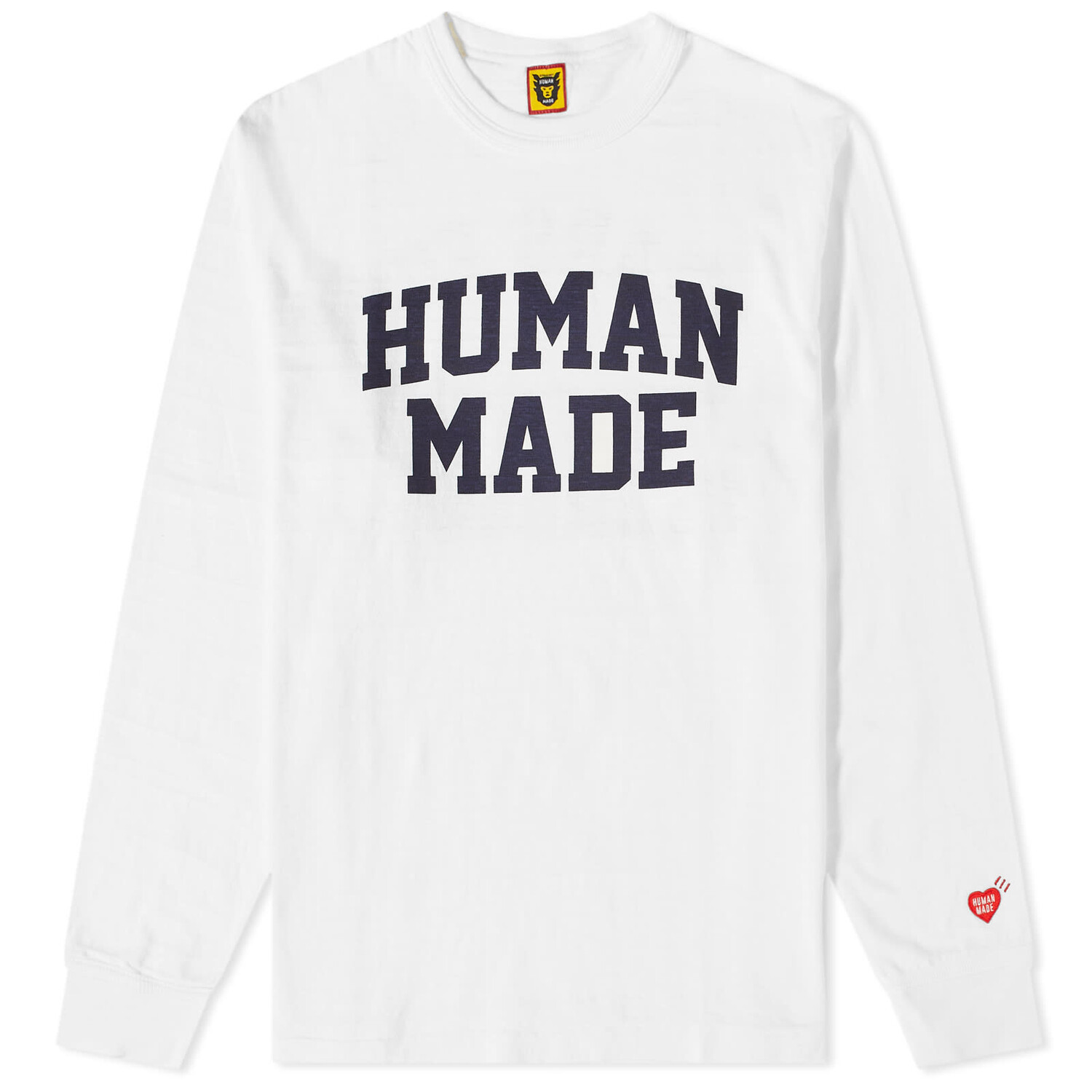 

Лонгслив Human Made Heart, белый