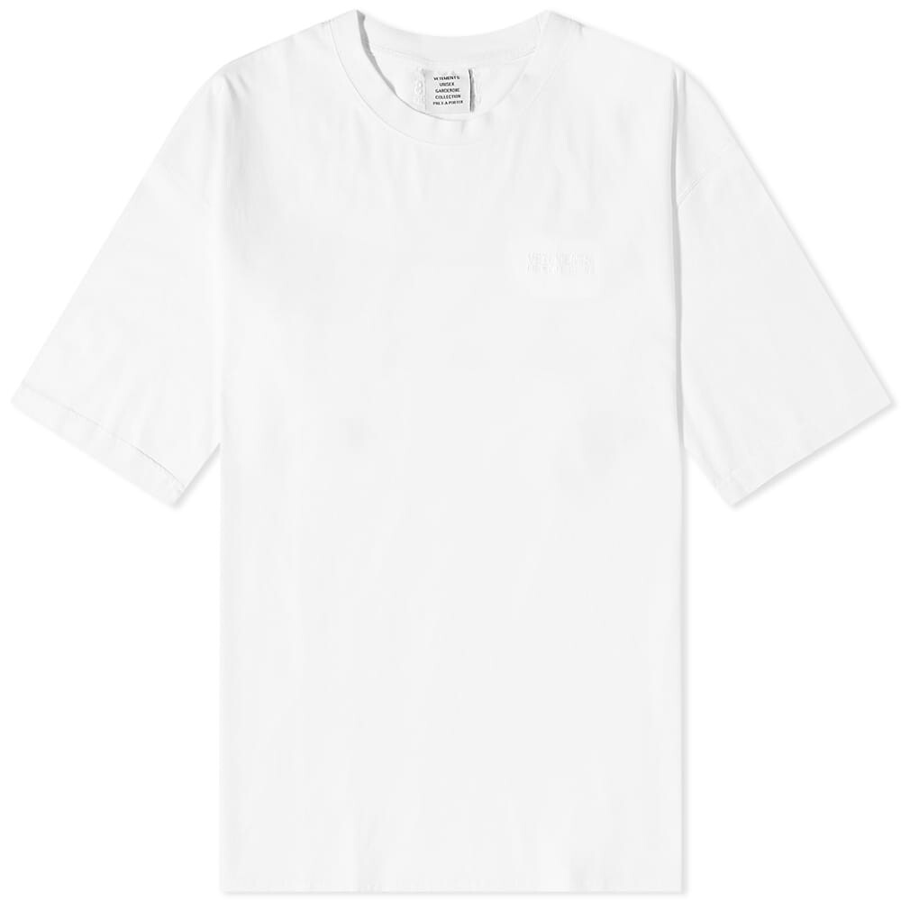 

Футболка VETEMENTS Tonal Logo Tee, Белый