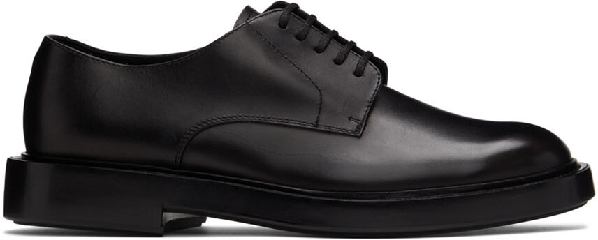

Черные кожаные дерби Giorgio Armani