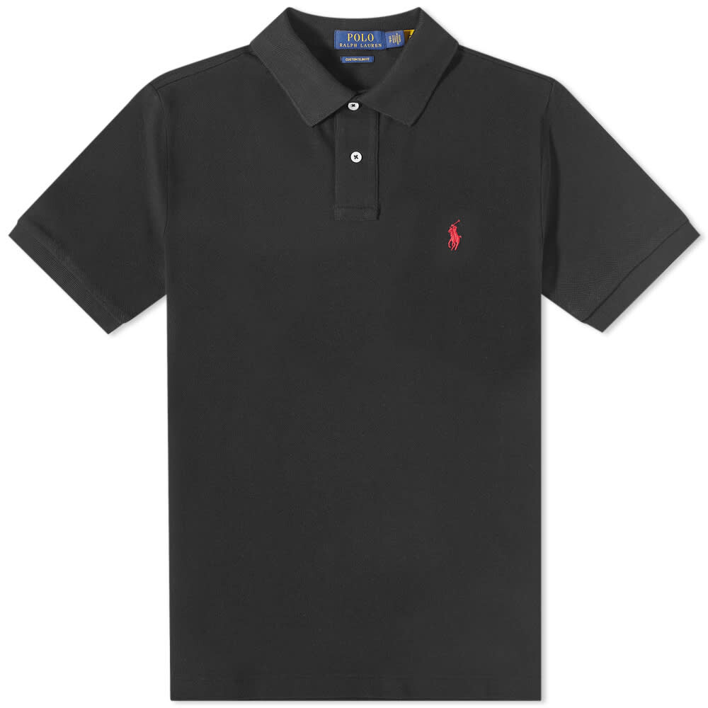 

Футболка Polo Ralph Lauren Custom Fit Polo, Серый