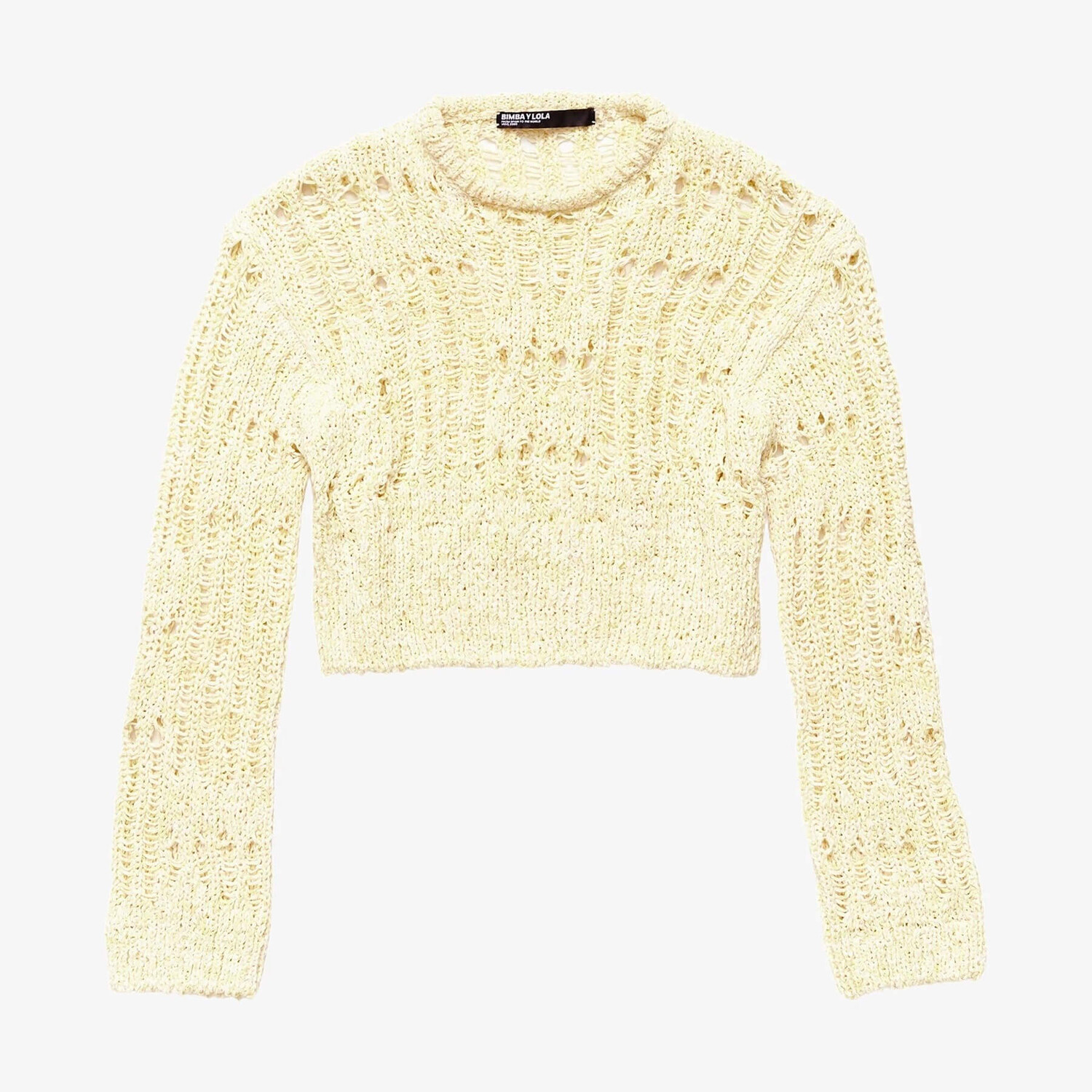 

Джемпер Bimba Y Lola Openwork, светло-желтый