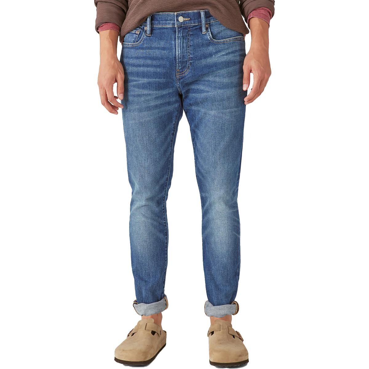 

411 Мужские темные джинсы Advanced Stretch с зауженными штанинами Lucky Brand, цвет Kenwood