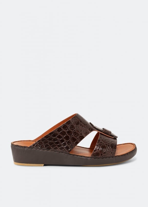 

Сандалии PRIVATE COLLECTION Fissare Crocodile, коричневый