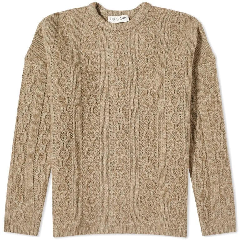 

Свитер Our Legacy Popover Roundneck, бежевый