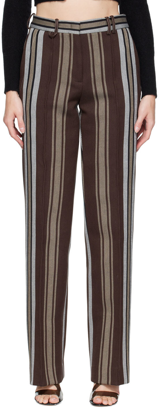 

Коричневые брюки Le Pantalon Camargue Jacquemus, Коричневый