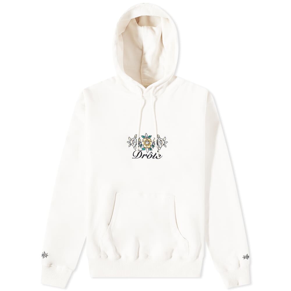 

Толстовка Drôle de Monsieur Floral Logo Hoody, Белый