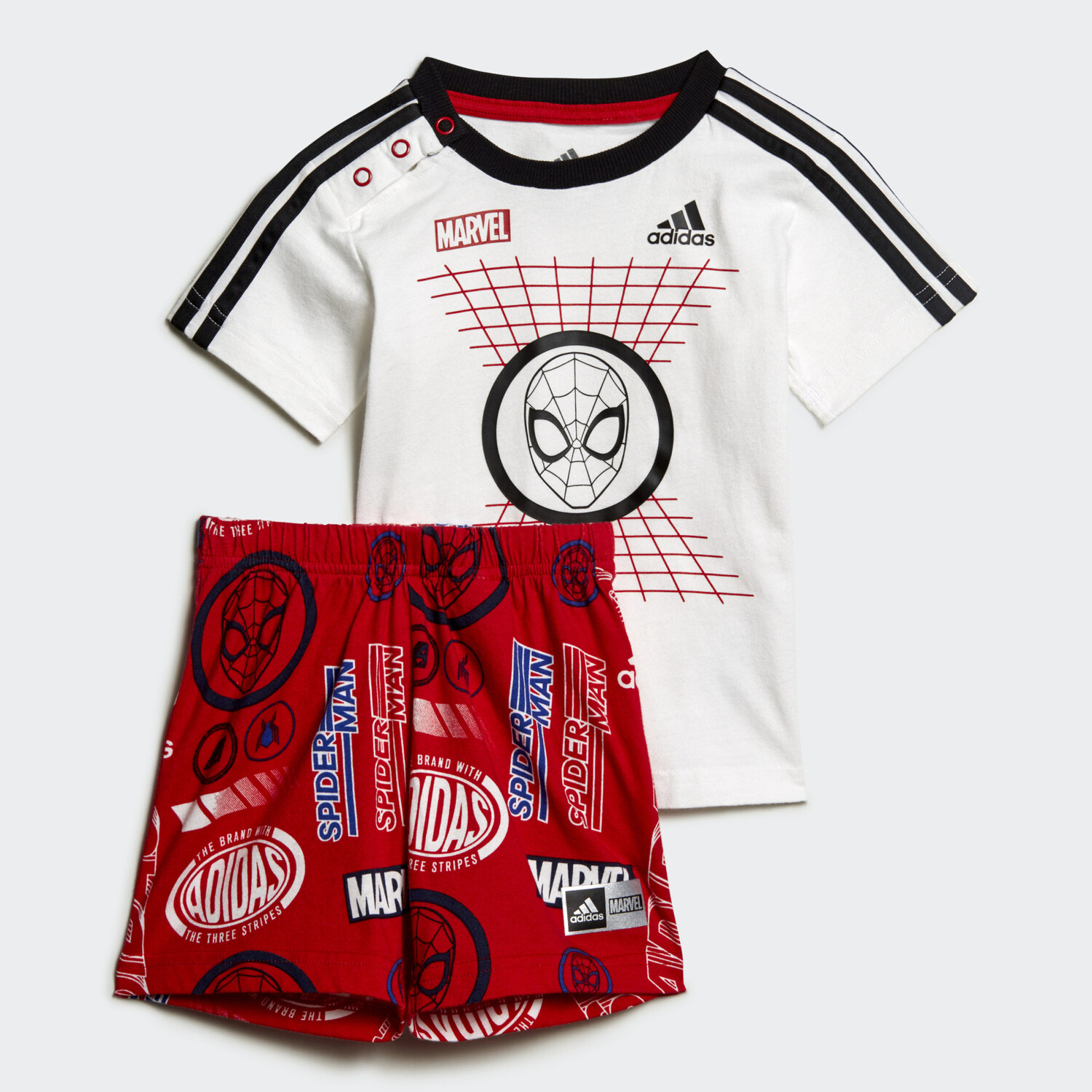 

Комплект: футболка и шорты Adidas Marvel Spider-Man, красный/белый/черный