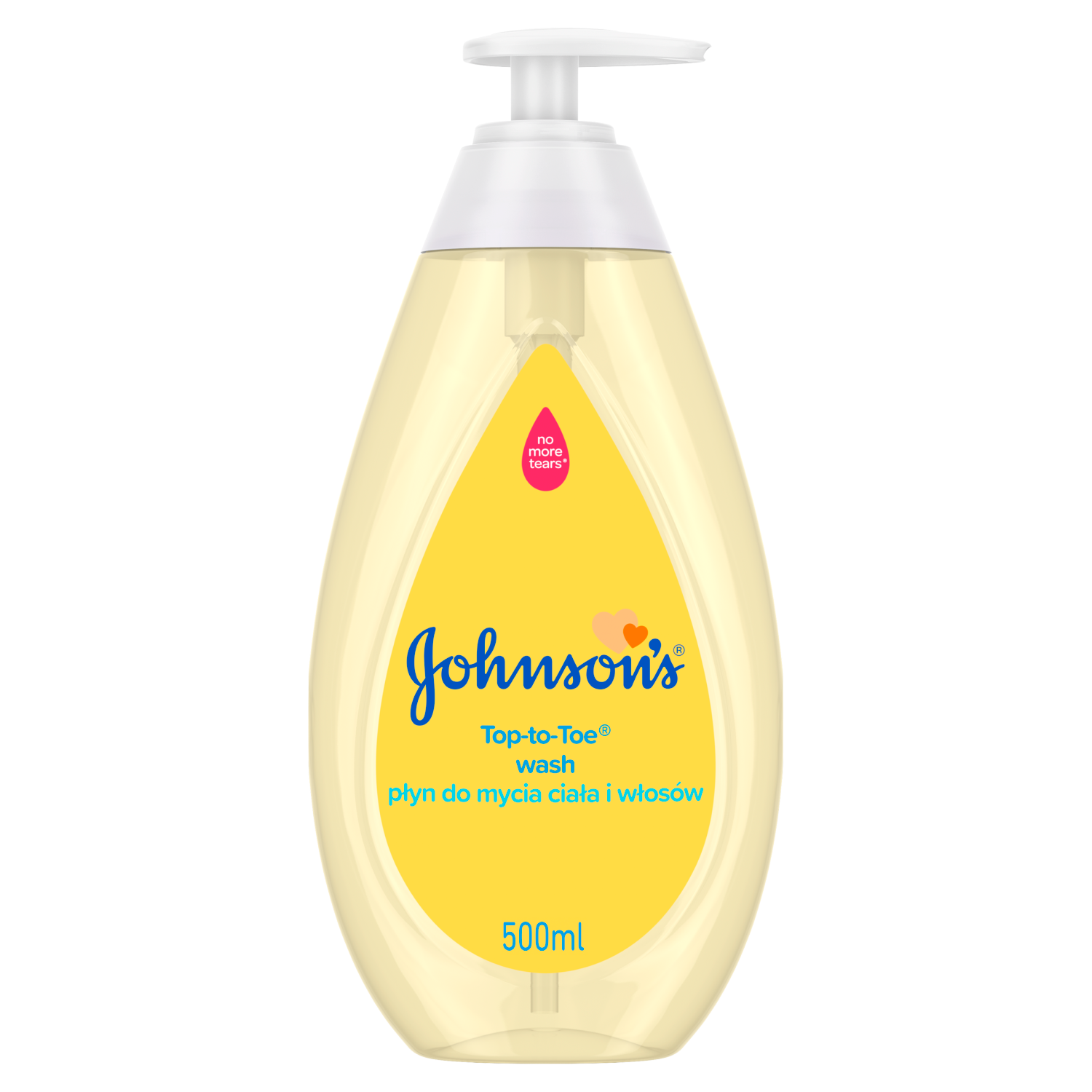 Johnson's Top To Toe детский гипоаллергенный гель для душа и волос, 500 мл