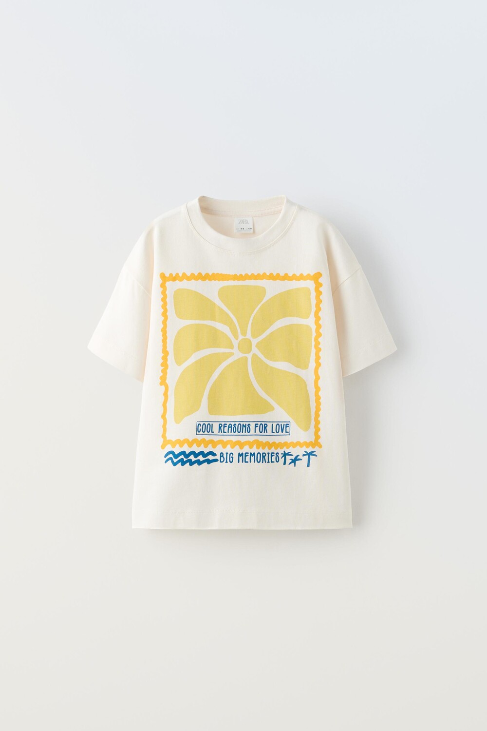 

Футболка Zara Heavy Cotton, розовый