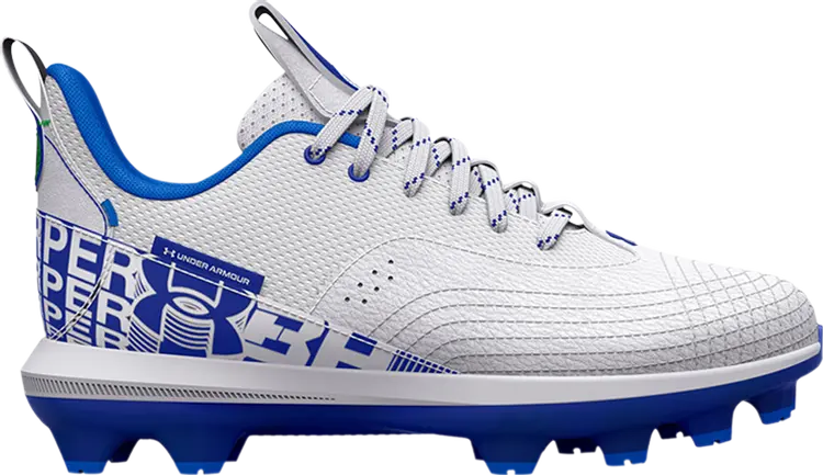 

Бутсы Under Armour Harper 7 Low TPU GS White Royal, белый