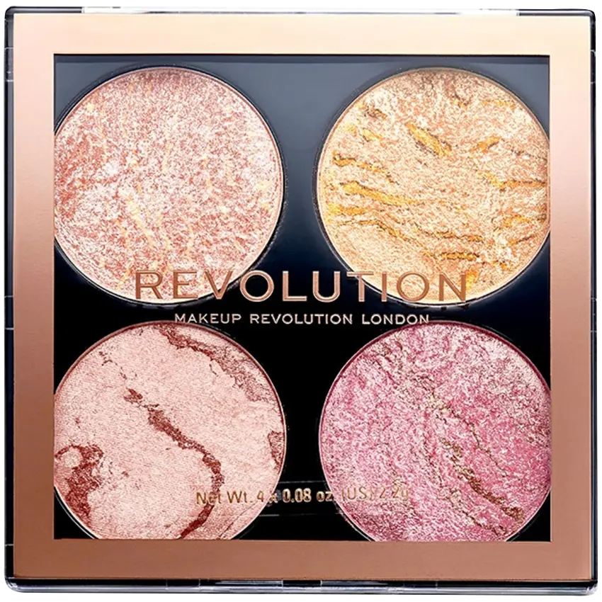 

Revolution Makeup Cheek Kit Fresh Perspective палетка для контуринга лица, 3 г