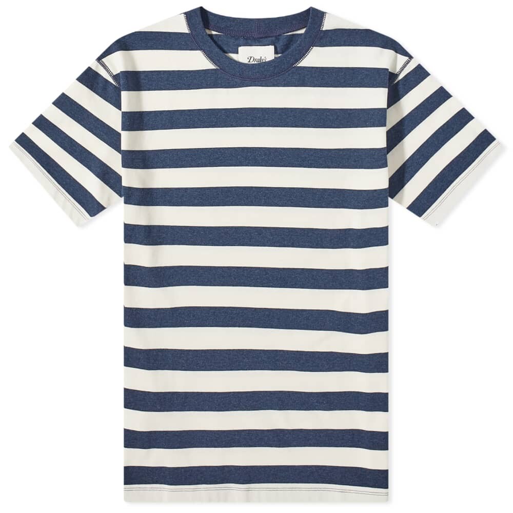 

Футболка Drake's Block Stripe Hiking Tee