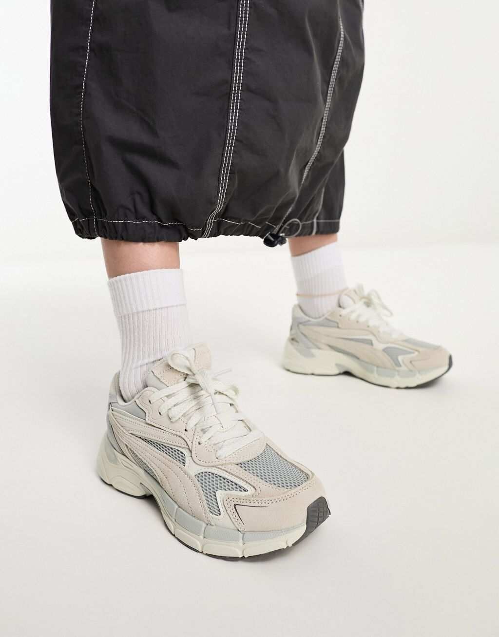

Серые мульти-кроссовки Puma Teveris Nitro, Серый