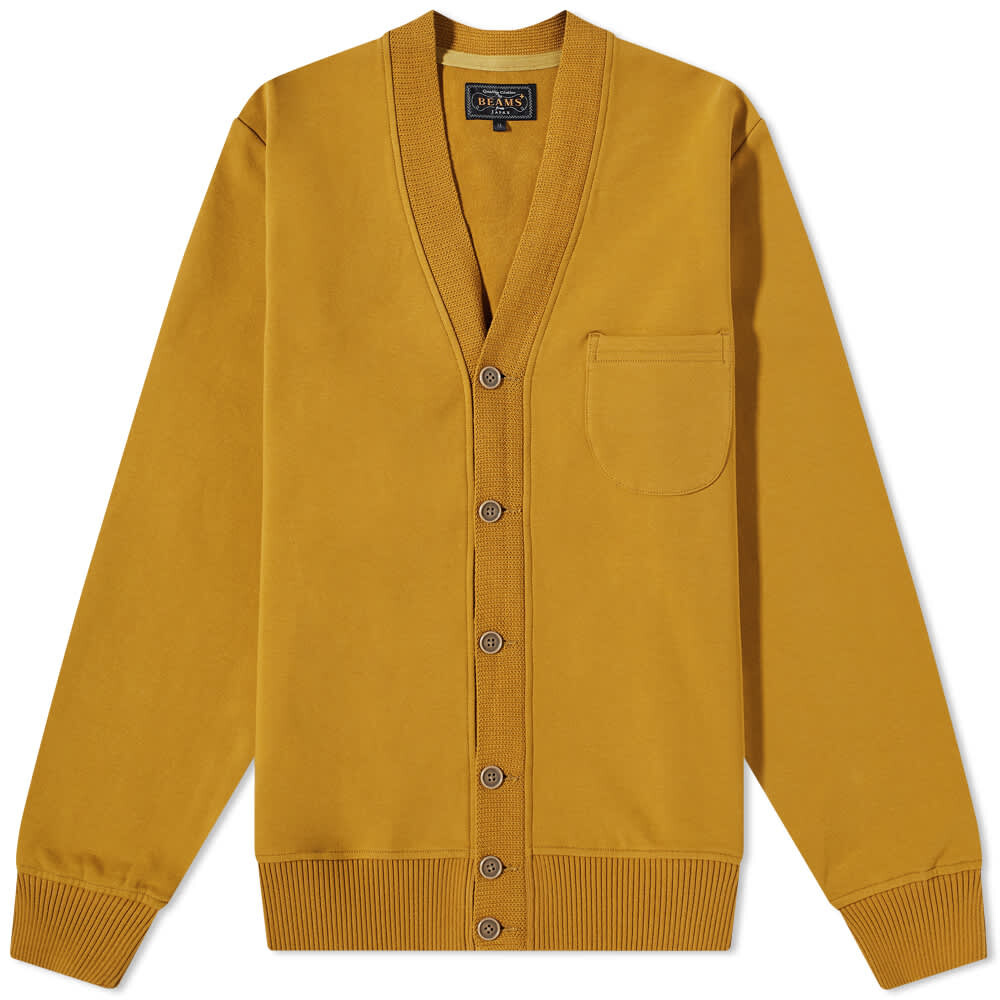 

Джемпер Beams Plus Sweat Cardigan, Коричневый