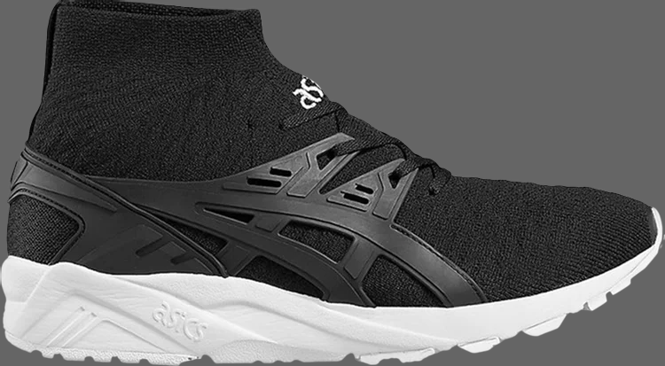 

Кроссовки gel kayano trainer knit 'black white' Asics, черный