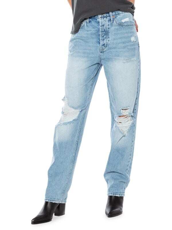 

Светлые джинсы свободного кроя Juicy Couture Blue