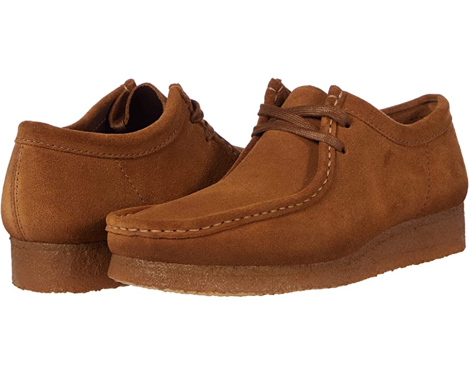 Оксфорды Wallabee Clarks, кола - фото