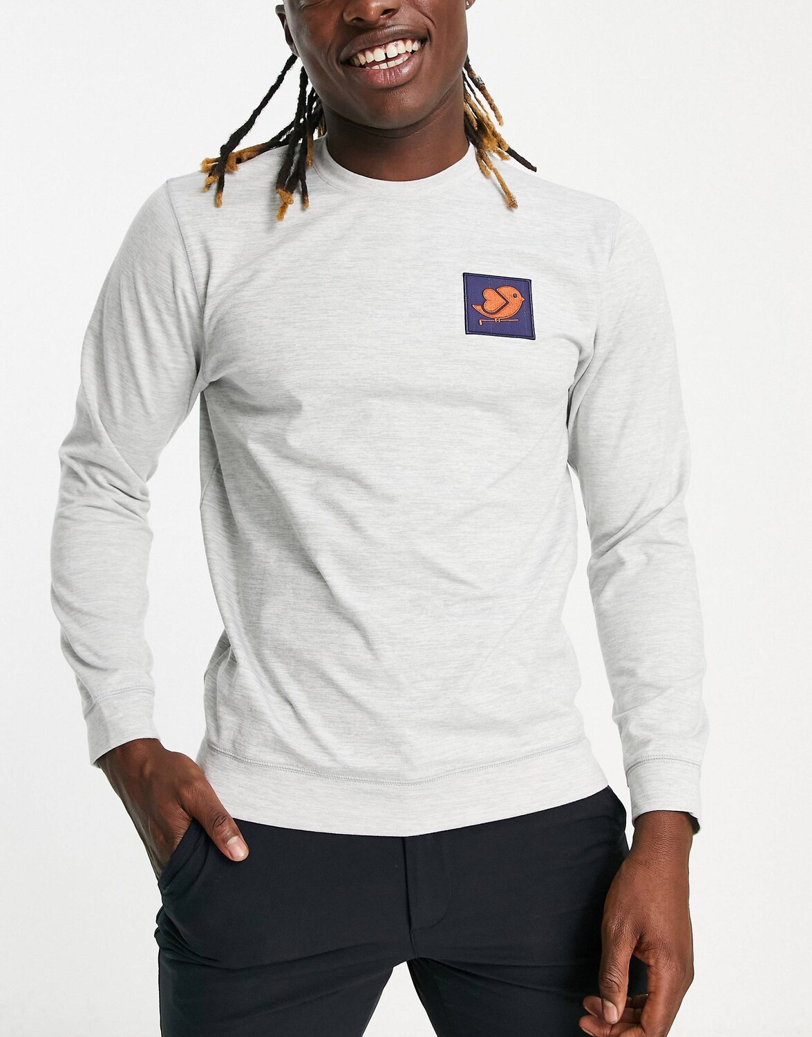 

Серая толстовка с круглым вырезом Puma Golf Cloudspun Love Golf, Серый