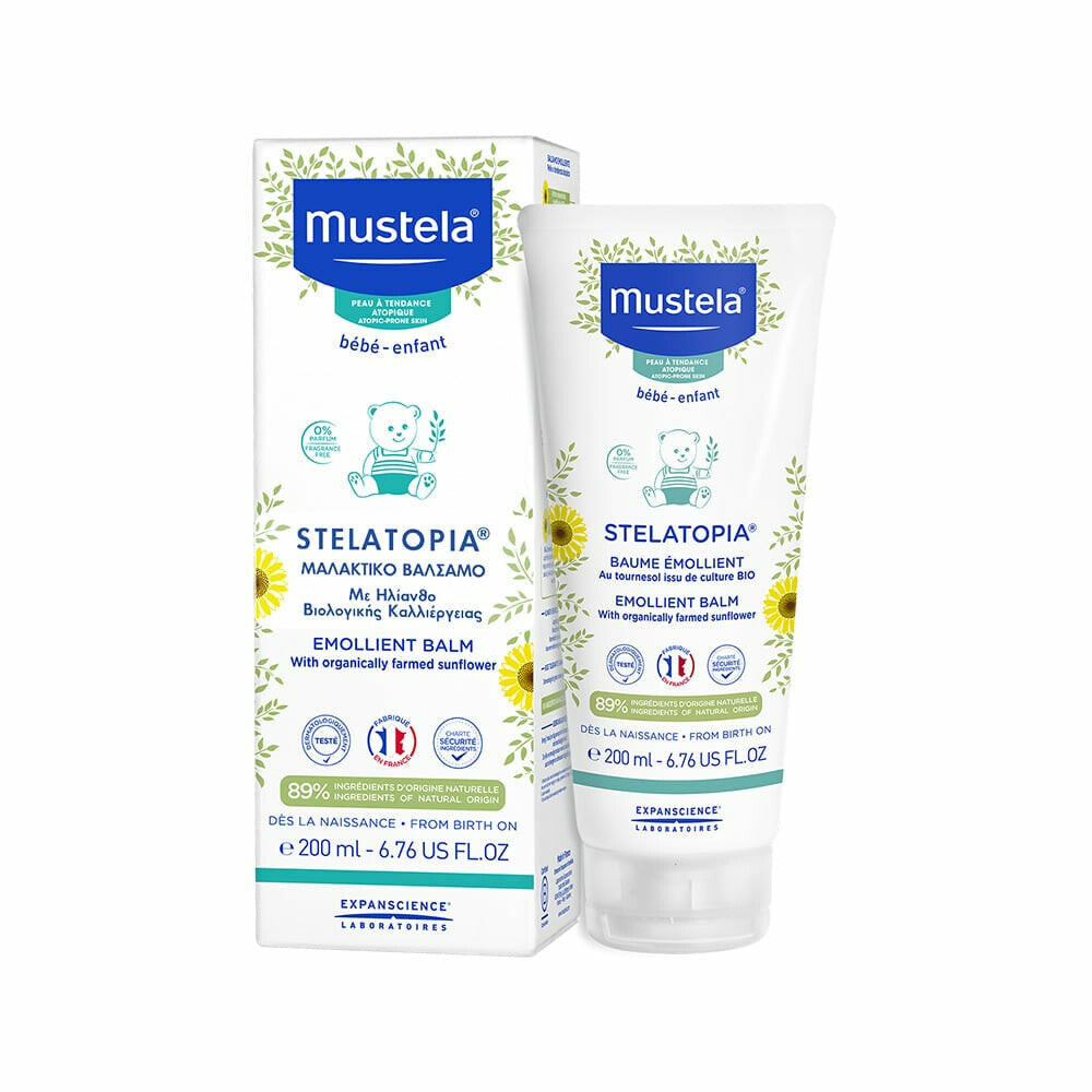 

Mustela Stelatopia Emollient Balm смягчающий бальзам для лица и тела 200мл