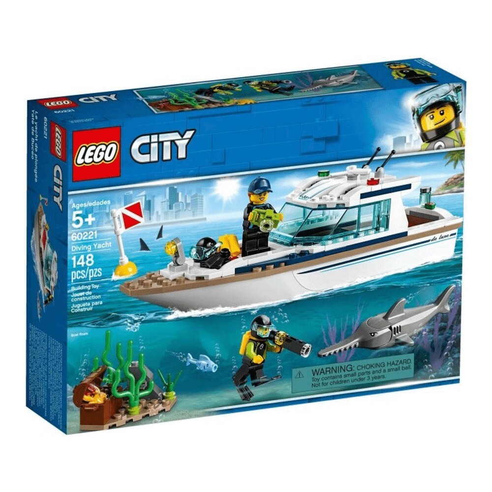 

Конструктор LEGO City 60221 Яхта для дайвинга