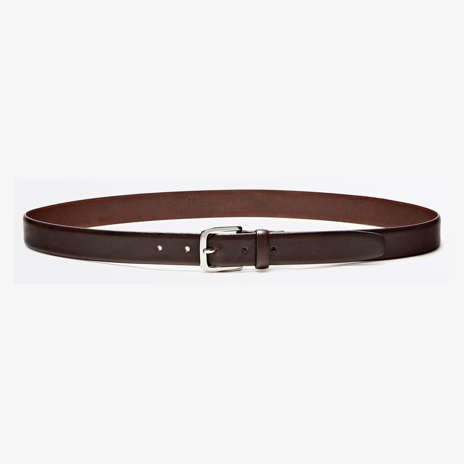 

Ремень Massimo Dutti Leather, коричневый