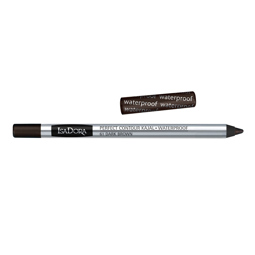 

Isadora Perfect Contour Kajal Водостойкий карандаш для глаз 61 Dark Brown 1.3г