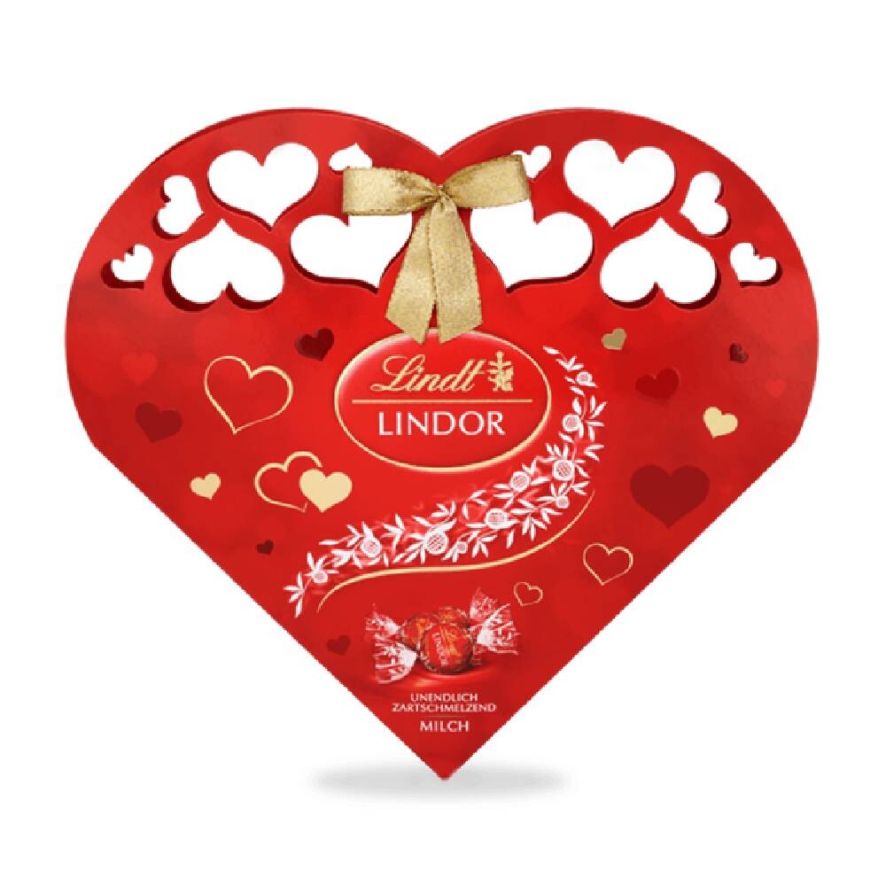 

Конфеты Lindt Lindor Herzpackung, молочный шоколад, 112г