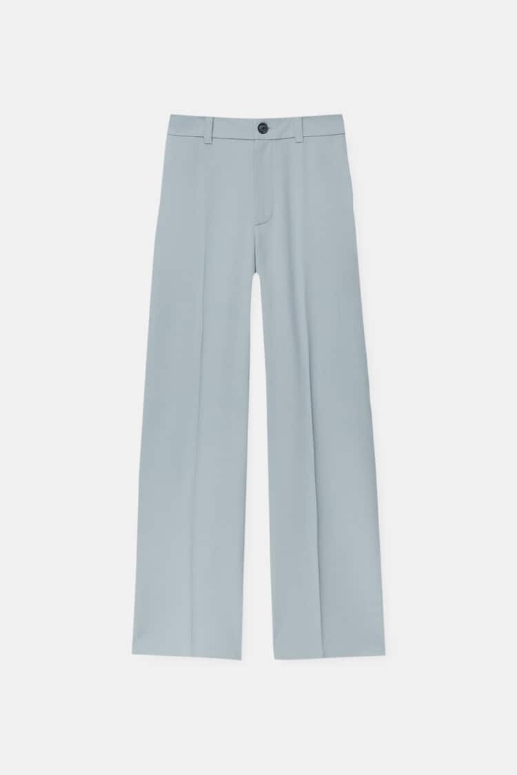 

Брюки Pull&Bear Smart Straightleg, светло-серый