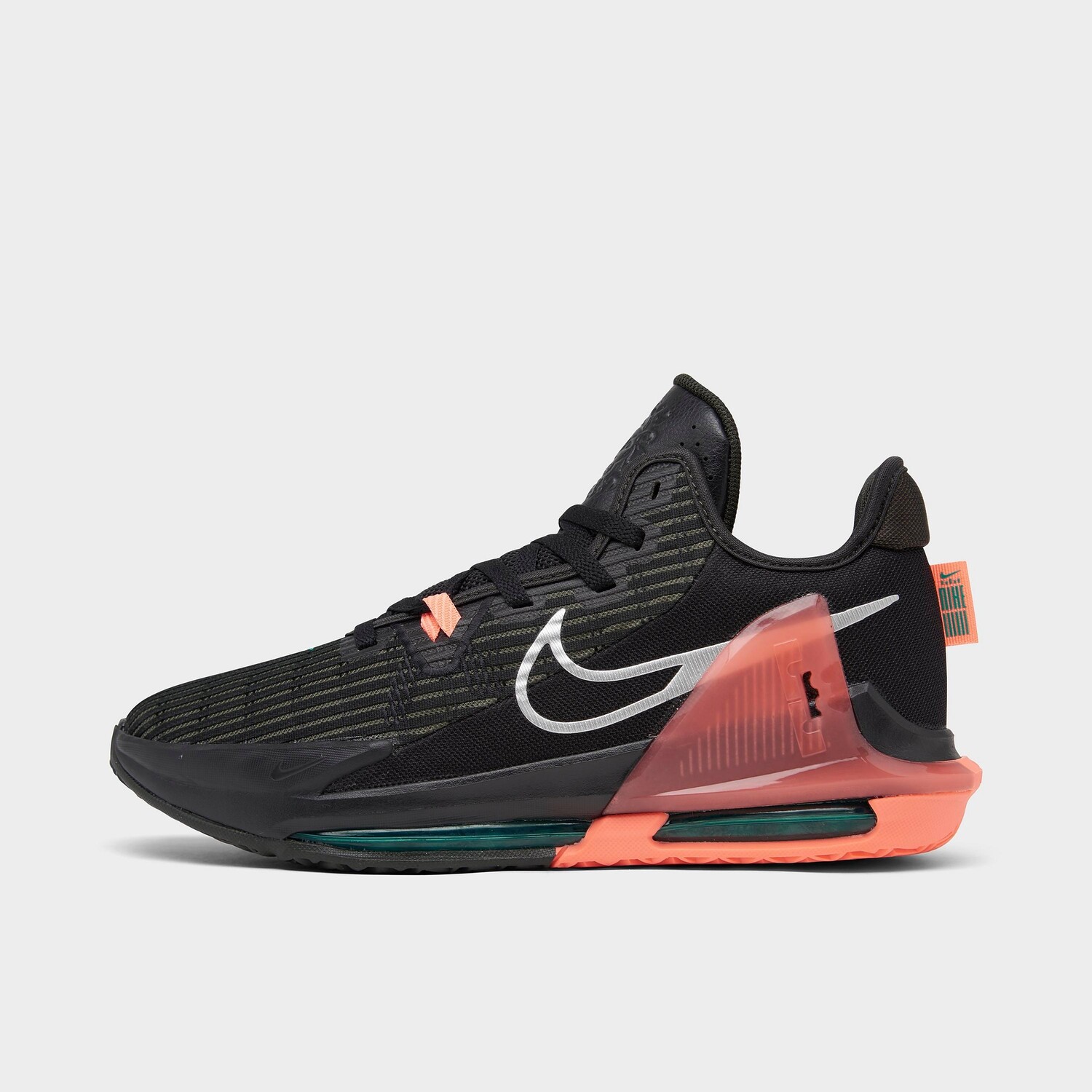 

Баскетбольные кроссовки Nike LeBron Witness 6, черно-оранжевый