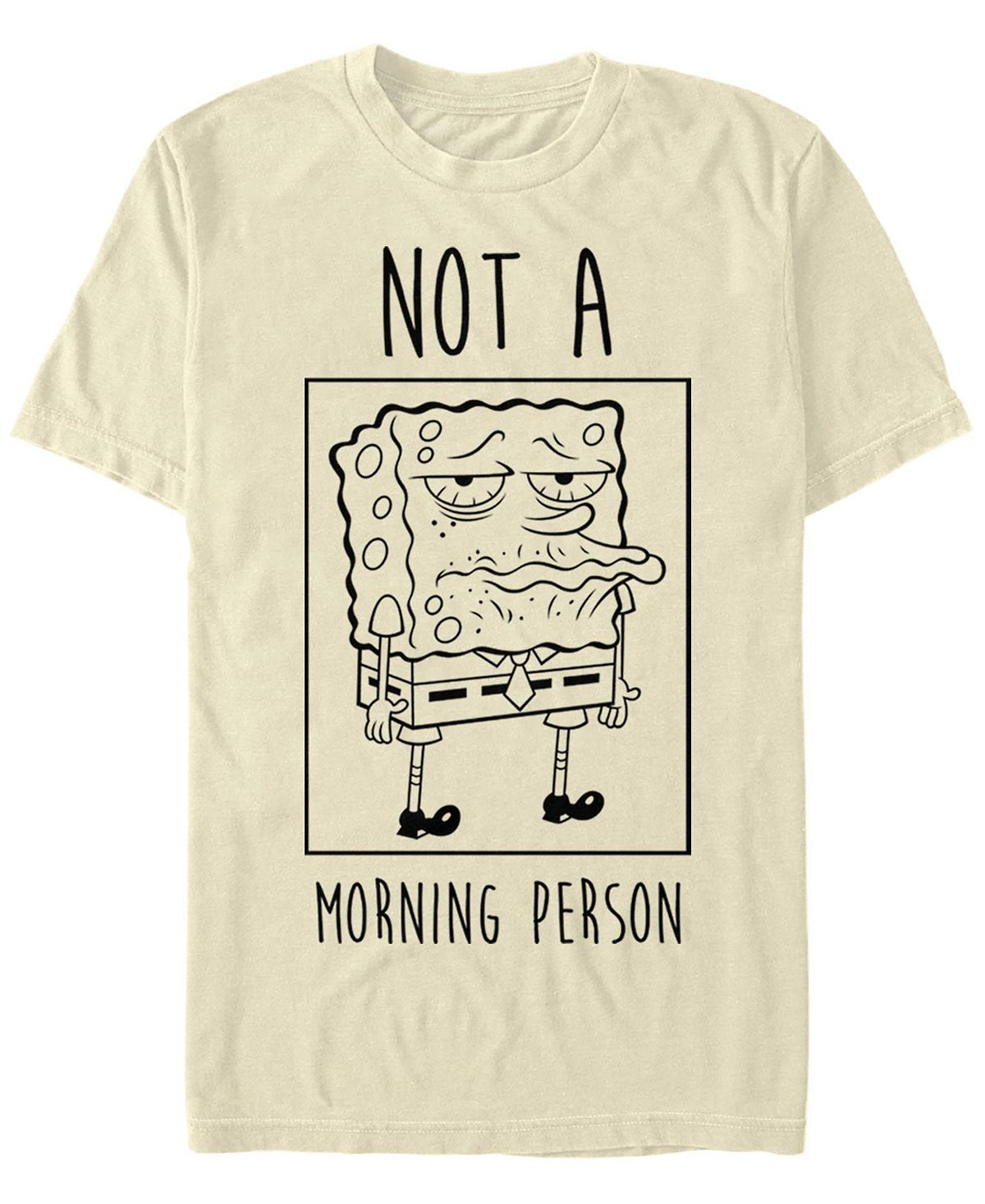 Мужская футболка not a morning person с коротким рукавом с круглым вырезом Fifth Sun ps4 игра thq nordic spongebob squarepants the cosmic shake