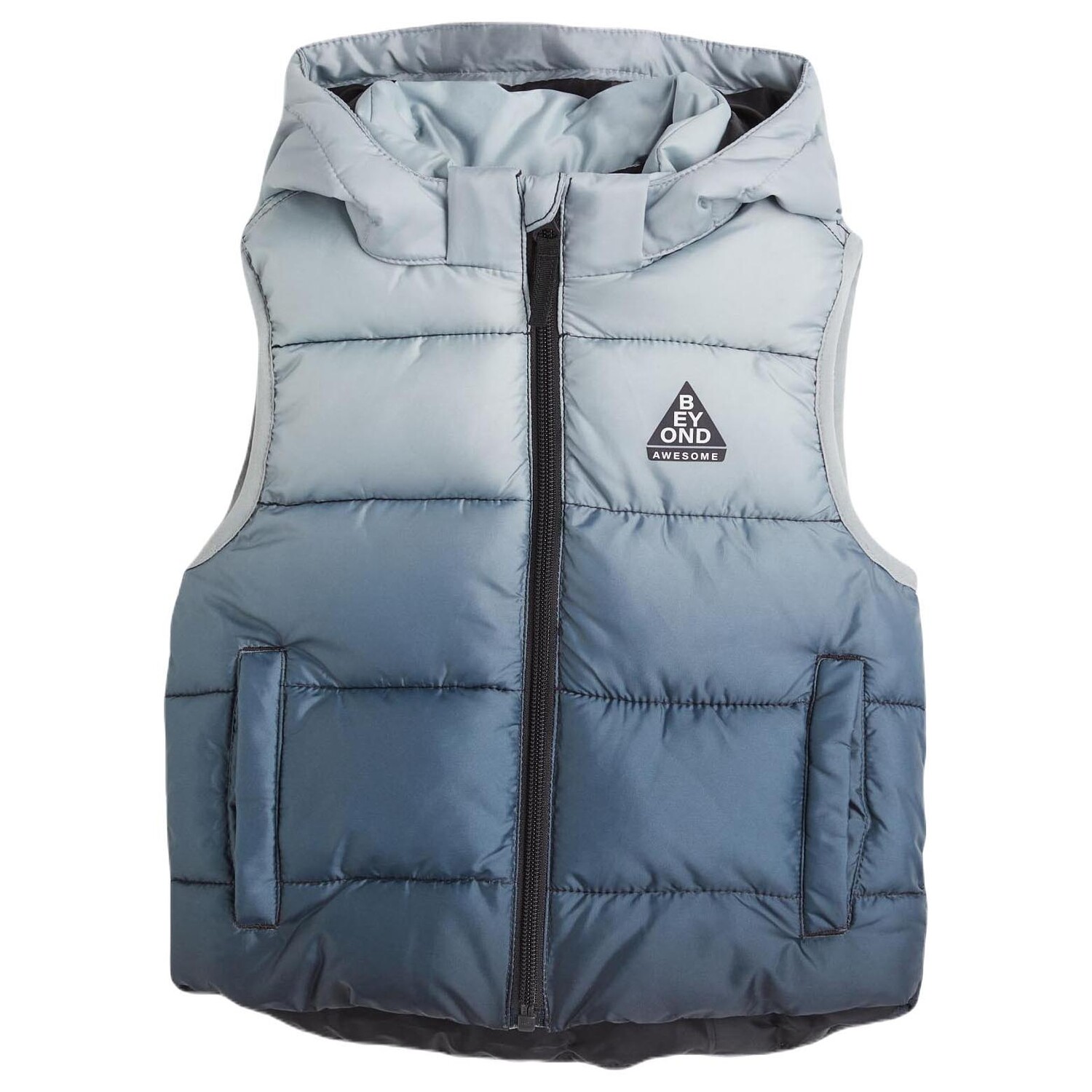 

Утепленный жилет H&M Puffer Ombre, синий