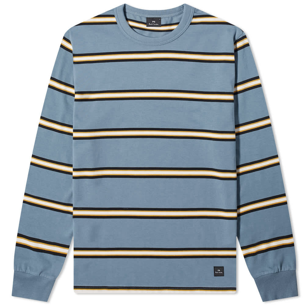 

Футболка Paul Smith Long Sleeve Stripe Tee, Серый