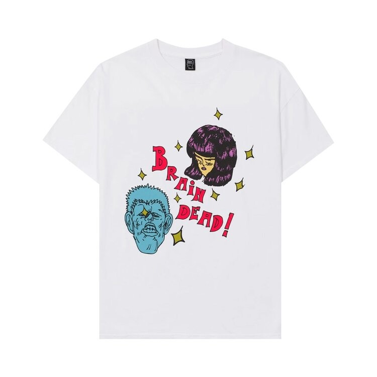 

Футболка Brain Dead Friday Night Kisses T-Shirt 'White', белый