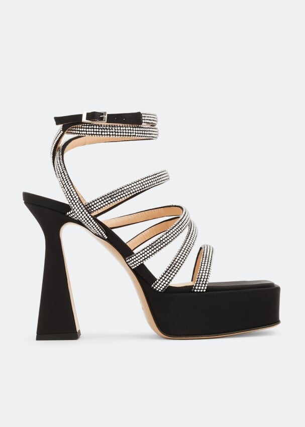

Сандалии MACH AND MACH Sydney platform sandals, черный