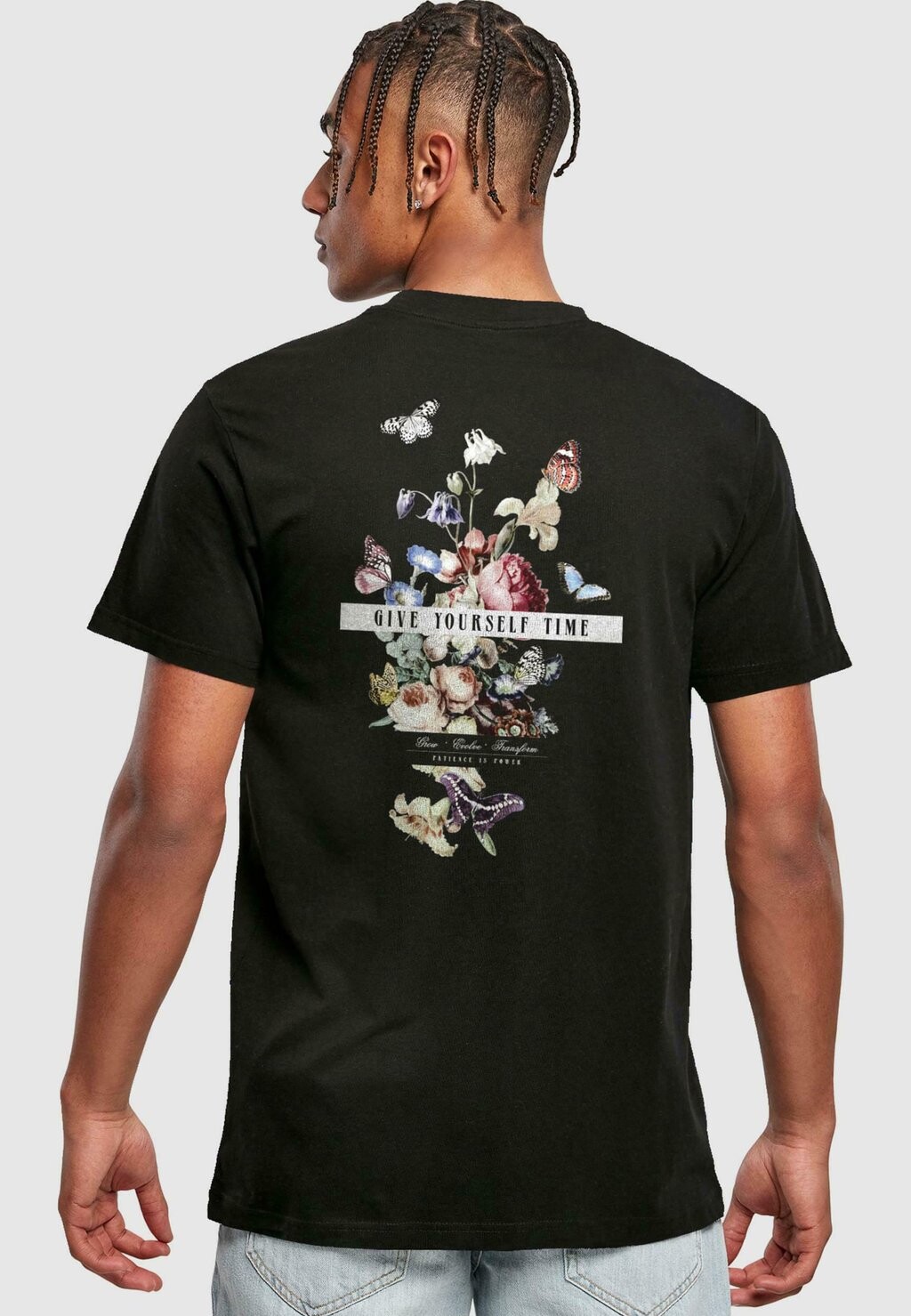 

Футболка с принтом Give Yourself Time Tee Mister Tee, черный