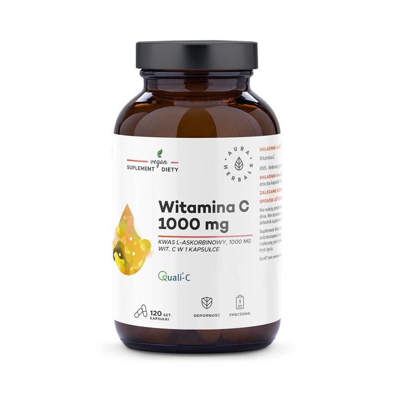 Витамин С в капсулах Witamina C 1000 mg, 120 шт